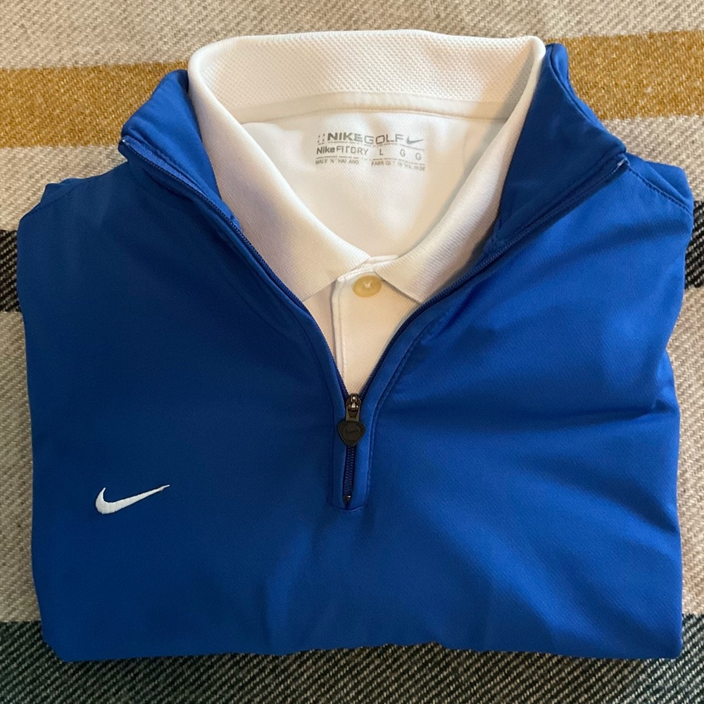 Nike Dri-fit Golf Polo and 1/4 zip Pullover